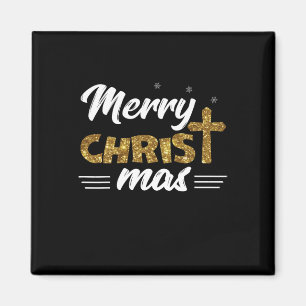 Merry Christ Mas Funny Christmas Family Matching G Magnet