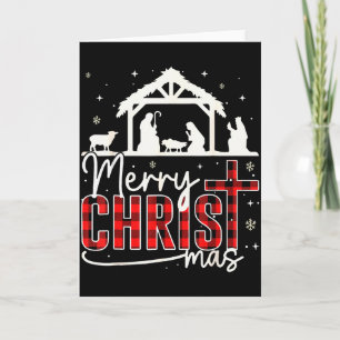 Merry Christ Mas Jesus Christmas Family Jesus Birt Card