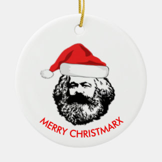 Merry Christmarx Ceramic Tree Decoration