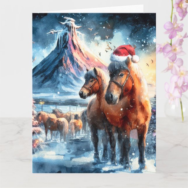 Merry Christmas - 11 Card (Orchid)