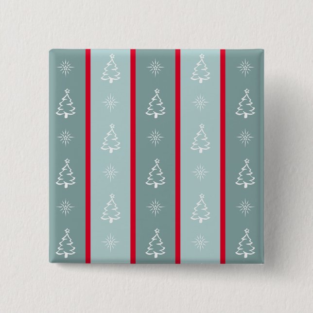Merry Christmas 15 Cm Square Badge (Front)