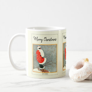 Merry Christmas 1914 Snow Bunting  Coffee Mug