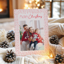 Merry Christmas 1 family photo holiday