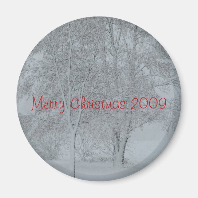 Merry Christmas 2009 Magnet (Front)