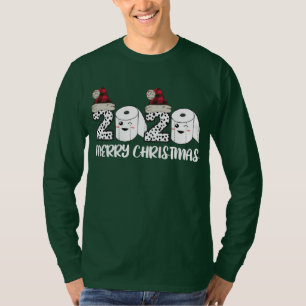Merry Christmas 2020 Quarantine Toilet Paper Santa T-Shirt