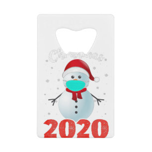 Merry Christmas 2020 Snowman in Mask Pajama snow