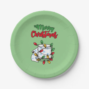 Merry Christmas 2020 - Toilet Paper Edition Paper Plate