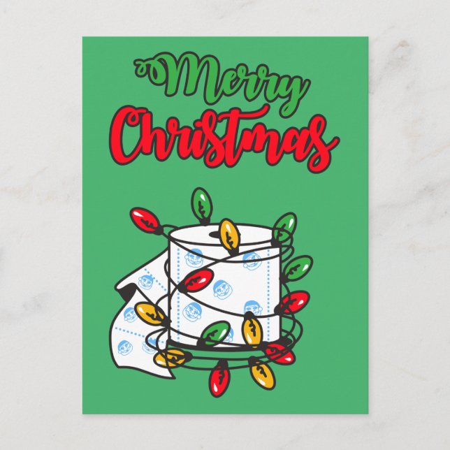 Merry Christmas 2020 - Toilet Paper Edition Postcard (Front)