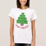 Merry Christmas 2020 Toilet Paper Tree Funny T-Shirt<br><div class="desc">This design was created though digital art. You may change the style of this shirt by choosing More > under the style option. It may be personalised by clicking the customise button and changing the colour, adding a name, initials or your favourite words. Contact me at colorflowcreations@gmail.com if you with...</div>