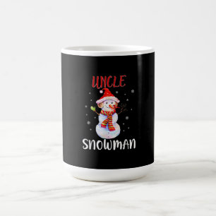 Merry Christmas 2020 Uncle Snowman In Mask Pajama Coffee Mug