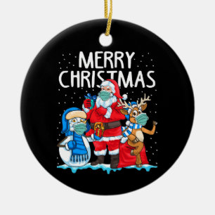 Merry Christmas 2023 Ceramic Tree Decoration