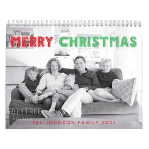 Merry Christmas 2023 Photo Calendar