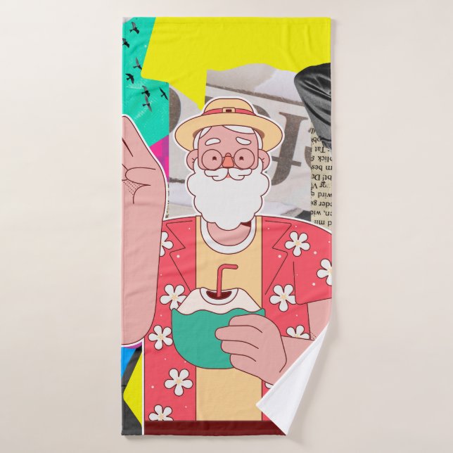 Merry Christmas 2024 Bath Towel (Bath Towel)