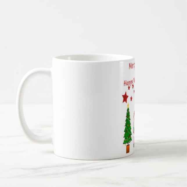 Merry christmas 2024 coffee mug (Left)