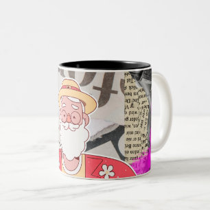 Merry Christmas 2024 Two-Tone Coffee Mug