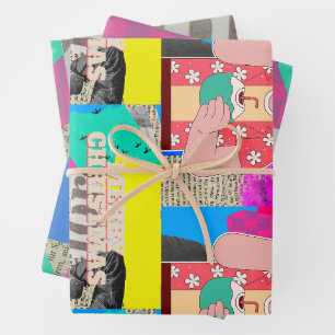 Merry Christmas 2024 Wrapping Paper Sheet