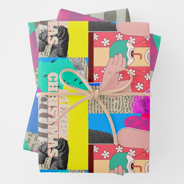 Merry Christmas 2024 Wrapping Paper Sheet (In situ)