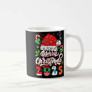 Merry Christmas 2025 Family Matching Pajamas Xmas  Coffee Mug