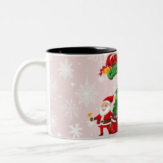 merry christmas 2025  Two-Tone coffee mug