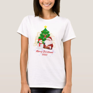 Merry Christmas 2025 Unisex Jersey Tee