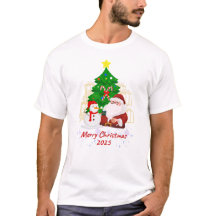 Merry Christmas 2025 Unisex Jersey Tee