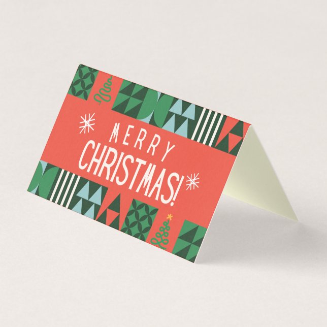 Merry Christmas 25 Pack Christmas Cards (Front)
