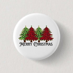 Merry Christmas  3 Cm Round Badge