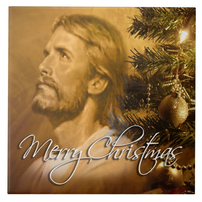 Merry Christmas 3 Tile (Front)