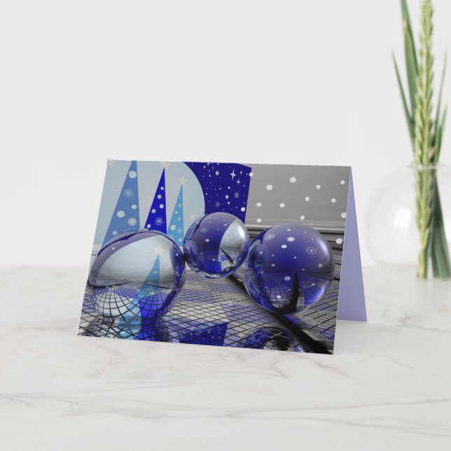 Merry christmas 3d card (Front)