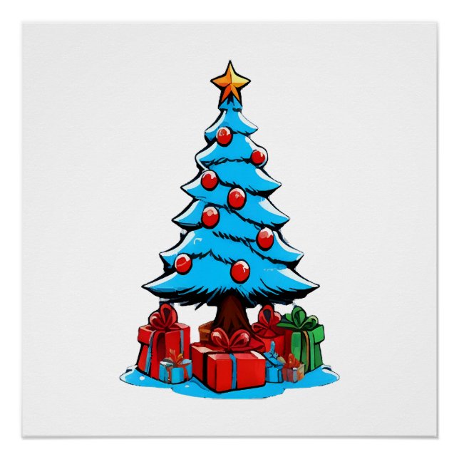 Merry Christmas 3D Poster (Front)