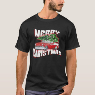 Merry Christmas 50's Classic Car Christmas T-Shirt