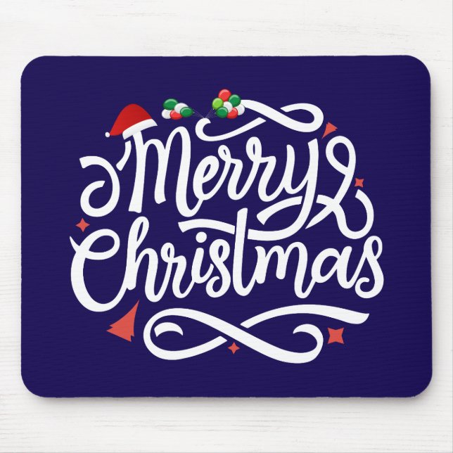 Merry Christmas-61039 Mouse Mat (Front)