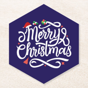 Merry Christmas-61039 Paper Coaster