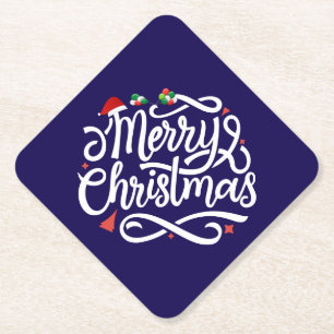 Merry Christmas-61039 Paper Coaster