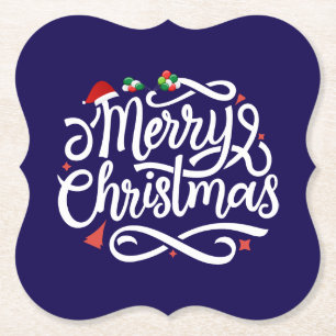 Merry Christmas-61039 Paper Coaster