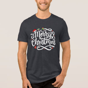 Merry Christmas-61039 Tri-Blend Shirt