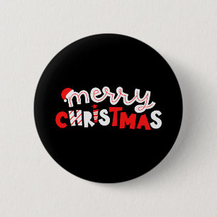 Merry Christmas 6 Cm Round Badge