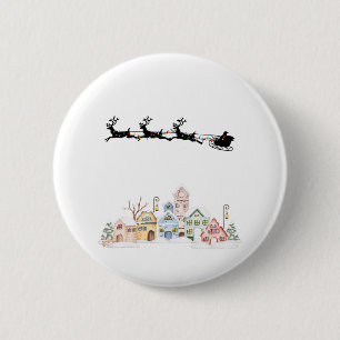 Merry Christmas 6 Cm Round Badge