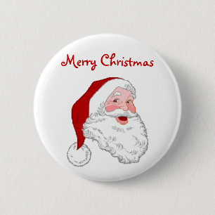 Merry Christmas 6 Cm Round Badge