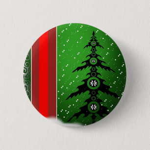Merry Christmas 6 Cm Round Badge