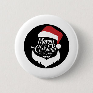 Merry Christmas 6 Cm Round Badge