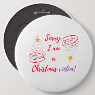 Merry Christmas 6 Cm Round Badge