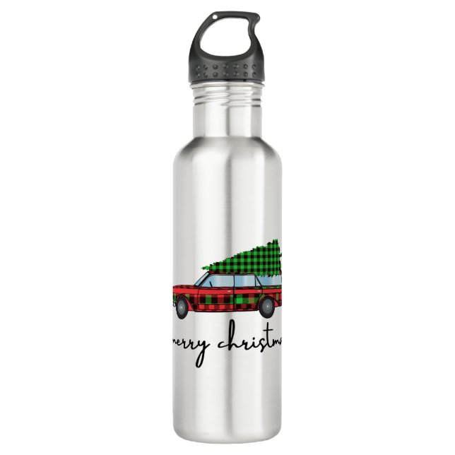Merry Christmas 710 Ml Water Bottle (Front)