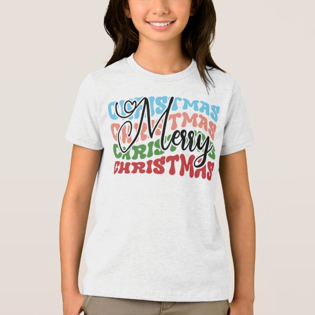 Merry Christmas-79232 Tri-Blend Shirt (Front)