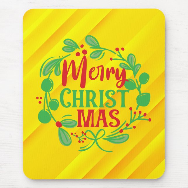 Merry Christmas-82191 Mouse Mat (Front)