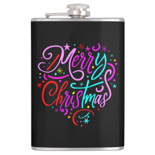 Merry Christmas-83167 Hip Flask
