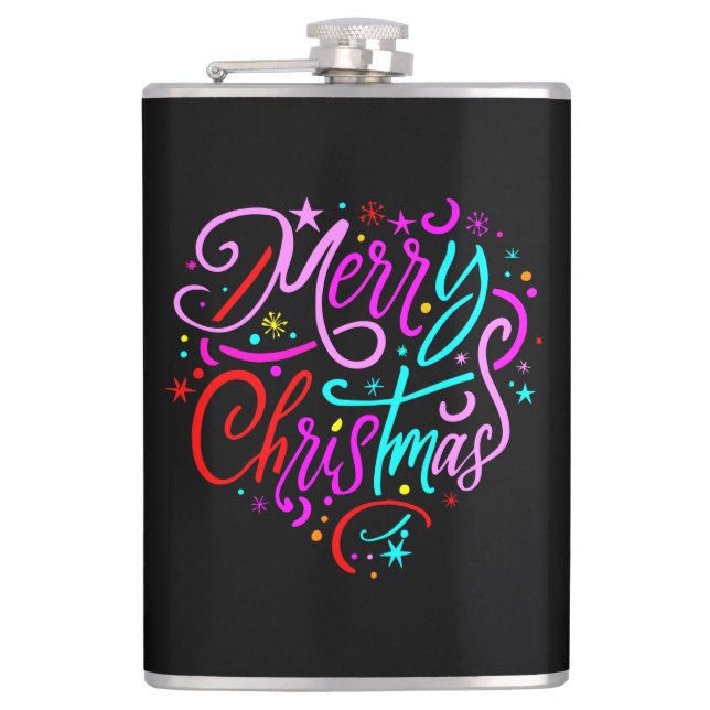 Merry Christmas-83167 Hip Flask (Front)
