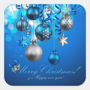 Merry Christmas 87 Options Square Sticker