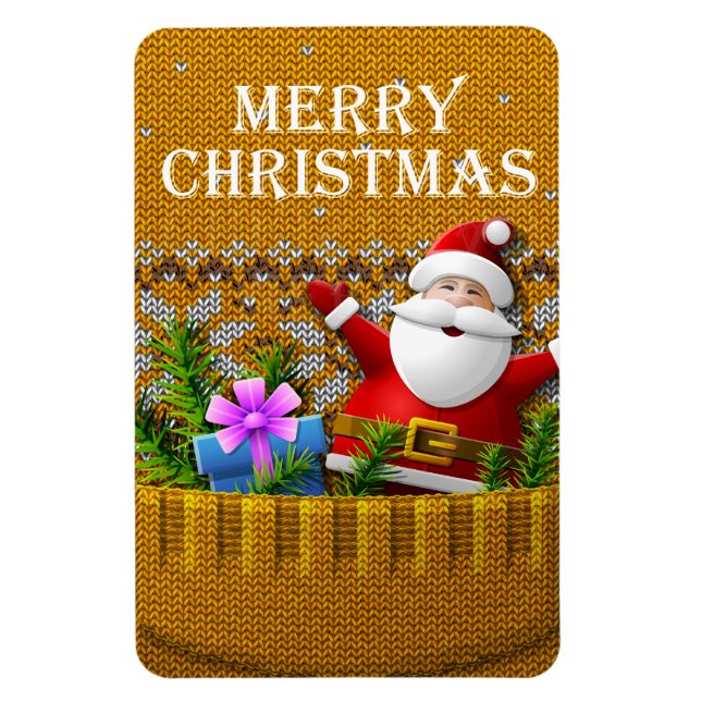 Merry Christmas 98 Image Options Magnet (Vertical)