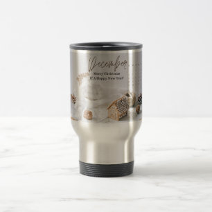 Merry Christmas & A Happy New Year ,Decembeer Travel Mug